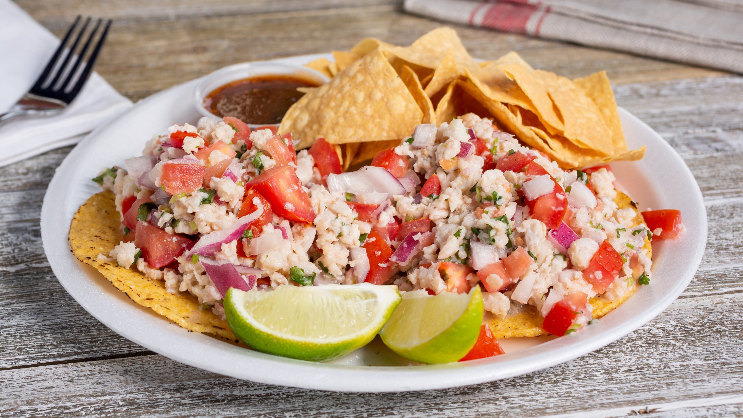 Ceviche plate