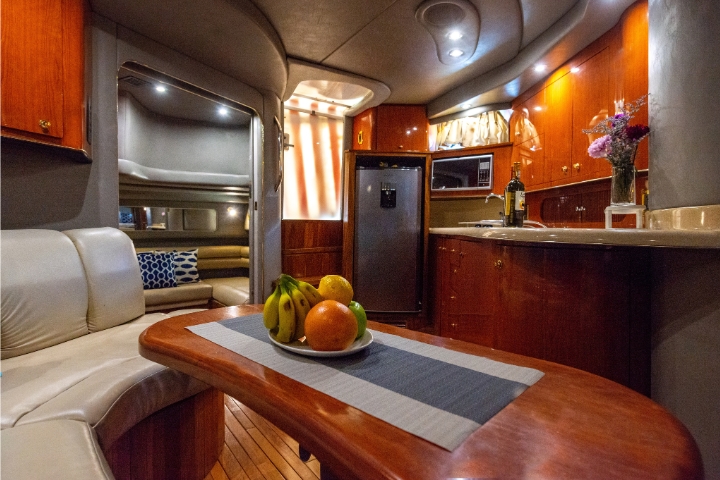 Lounge & Kitchen area onboard FreeStyle