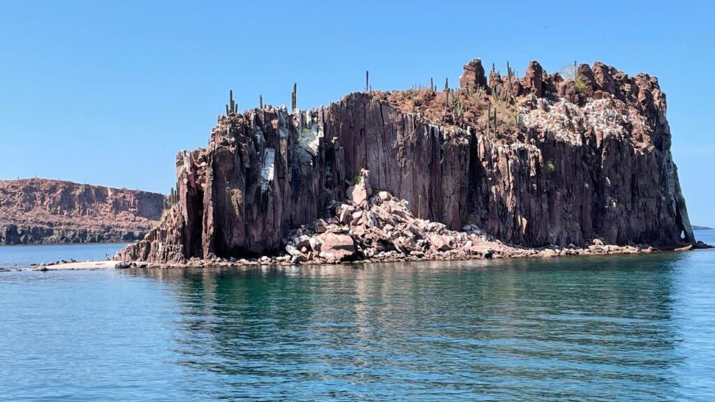 The Monument Rock at Espiritu Santo Island