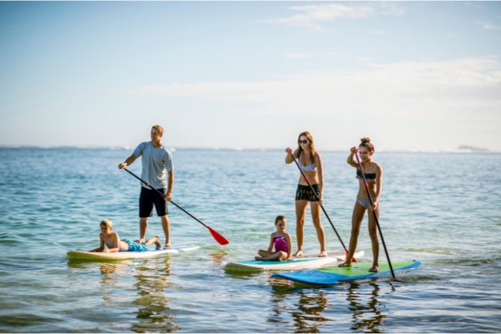 Paddleboarding at Balandra Bay