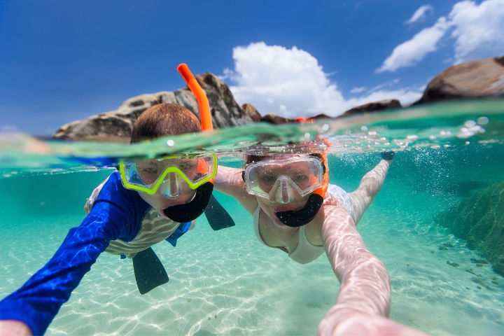 Snorkeling at Balandra Beach