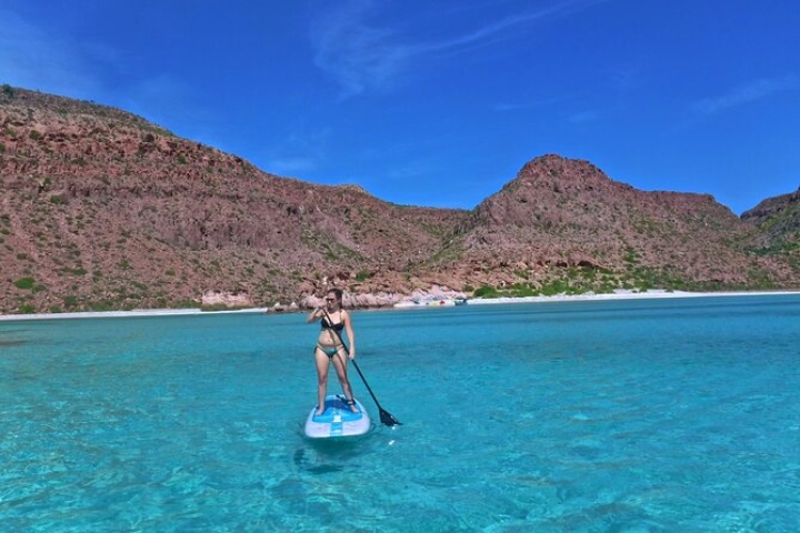 Paddleboarding at Balandra Bay & Beach