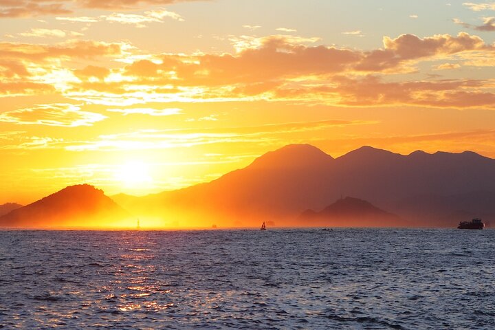 Sunset over the mountains