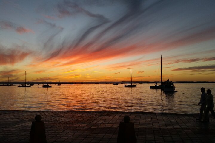 Sunset view over the La Paz's Boardwalk