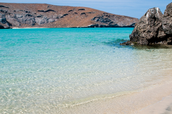Balandra Bay and Beach In La Paz Bay northern parts