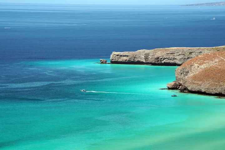 Balandra Bay panorama view