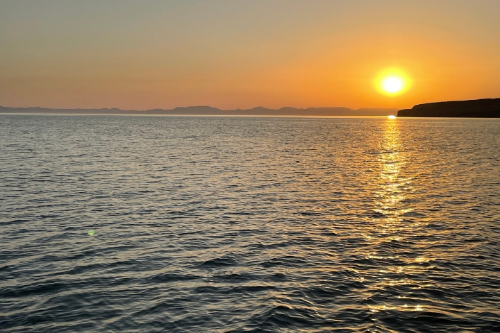 Sunset View From Espiritu Santo Island